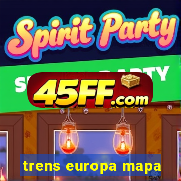 trens europa mapa